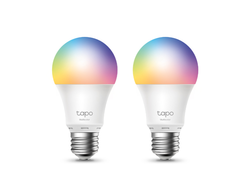 TP-LINK TAPO L530E(2-PACK) Smart Wi-Fi Light Bulb, Multicolor, 60-watt equivalent