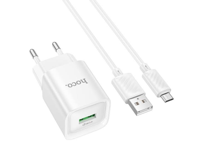 Hoco C145A kućni punjač 18W sa Micro USB kablom