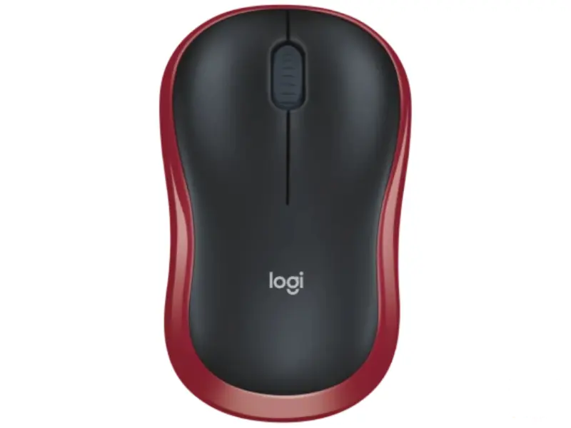LOGITECH M185 Wireless crveni miš Retail 