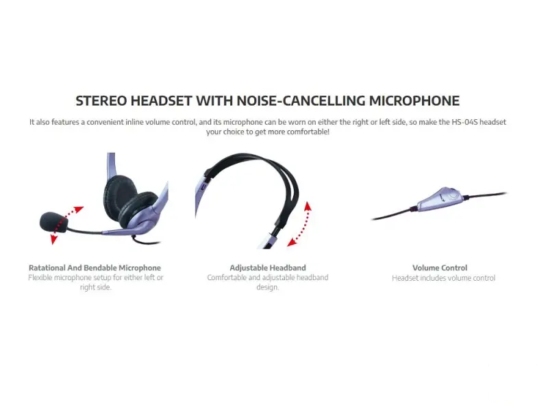 GENIUS HS-04S slušalice sa mikrofonom 