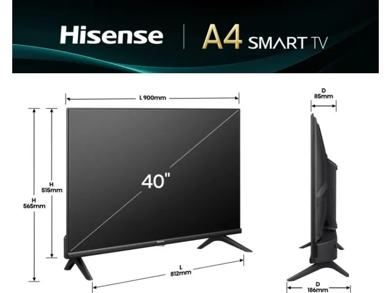 HISENSE 40 inča 40A4Q FHD Smart TV 