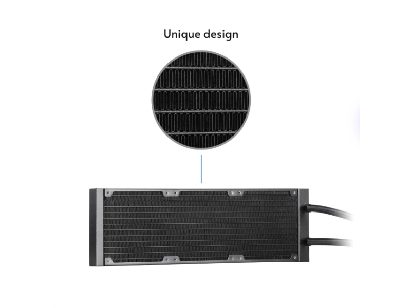 Chieftec CPU Cooler Iceberg PRO 360 DARK (1851, 1700, 1200, AM5, AM4)