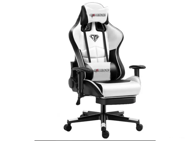 JIASHIDE 2510-1 Gaming stolica crno-bela 