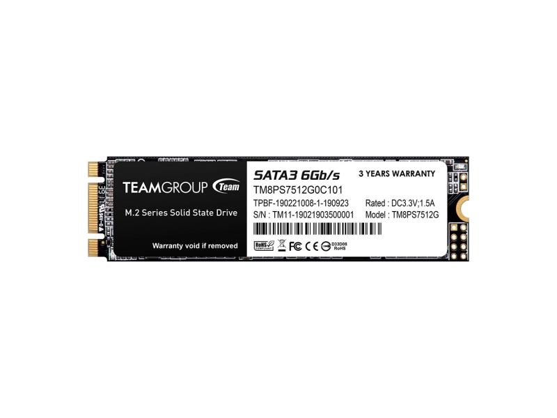 Team Group TM8PS7512G0C101 MS30 M.2 SSD 512GB up to 530 / 430MB / s Read / Write