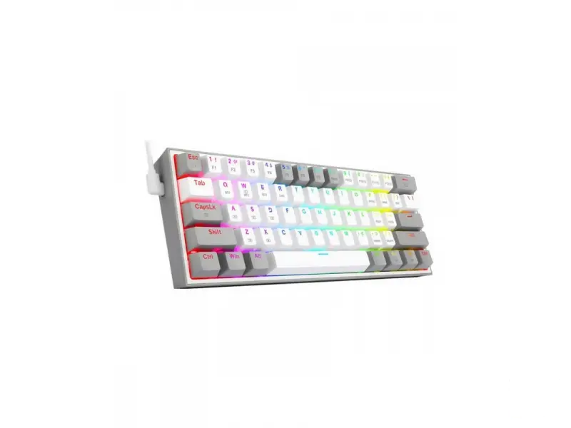 Redragon Tastatura Fizz Pro White/Grey K616 RGB Wireless/Wired Mechanical Gaming Keyboard