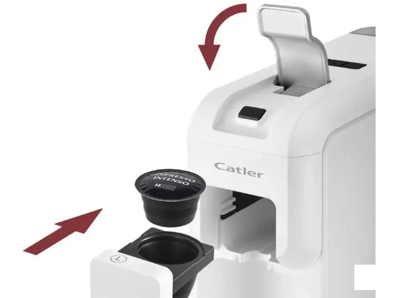 CATLER ES 702 Porto W Espresso aparat za 3 vrste kapsula i mlevenu kafu beli 