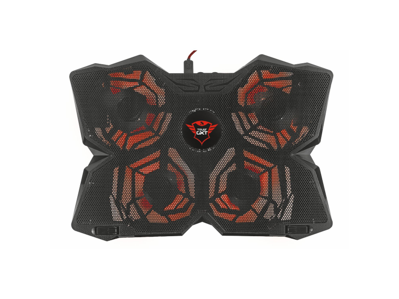 TRUST GXT 278 YOZU ,gaming laptop cooling stand, black, 4 adj. speed, 17.3 inch