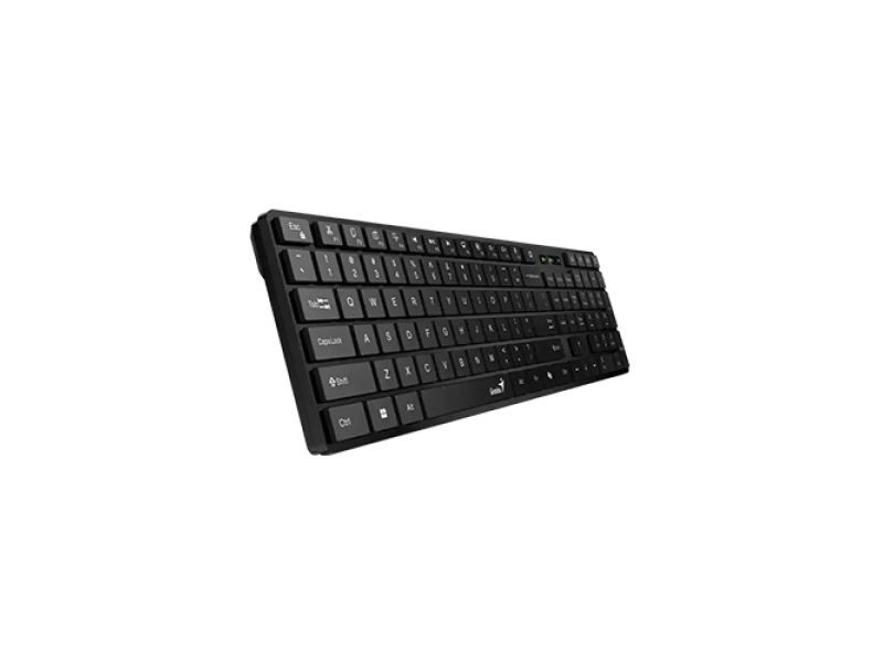 GENIUS SlimStar 7250BT, AI, crna US wireless tastatura
