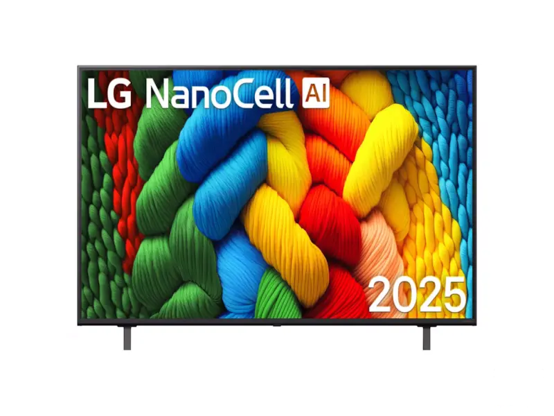 LG 55NANO80A3B LED TV 55" ultra HD, Nano cell, WebOS 25 smart, a7 AI Processor 4K Gen8, magic remote