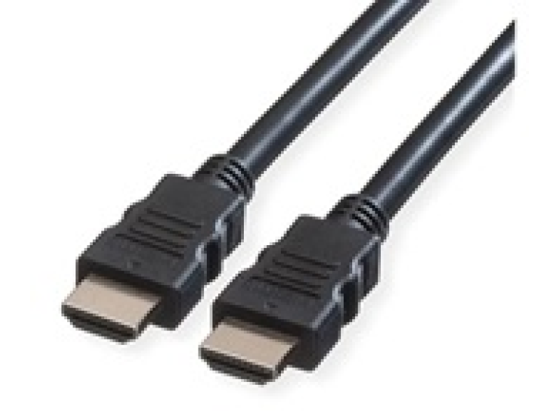 Rotronic 11.99.5903 VALUE HDMI 8K Ultra HD kabl+ Ethernet, M/M, 7680 x 4320 @60Hz (8K, UHD-2) HDMI Ultra High Speed (HDMI 2.1), 3 m, crni