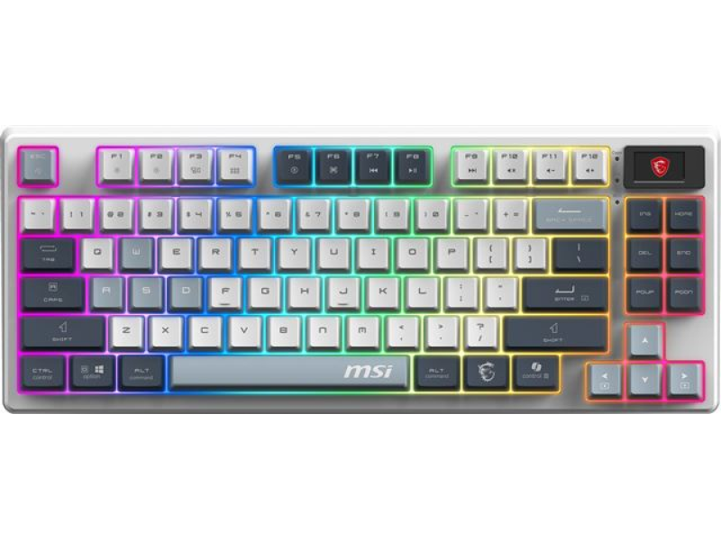 KB MSI FORGE GK600 TKL W SKY US