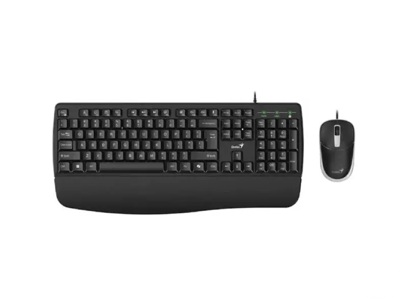 GENIUS KM-123 USB YU crna tastatura+ USB crni miš
