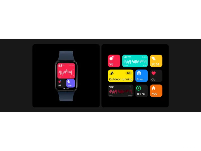 Xiaomi Smart Band 8 Pro (Light Grey)