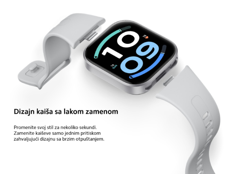 XIAOMI REDMI Watch 6 Active Midnight Matte Silver sat (BHR09CXGL)