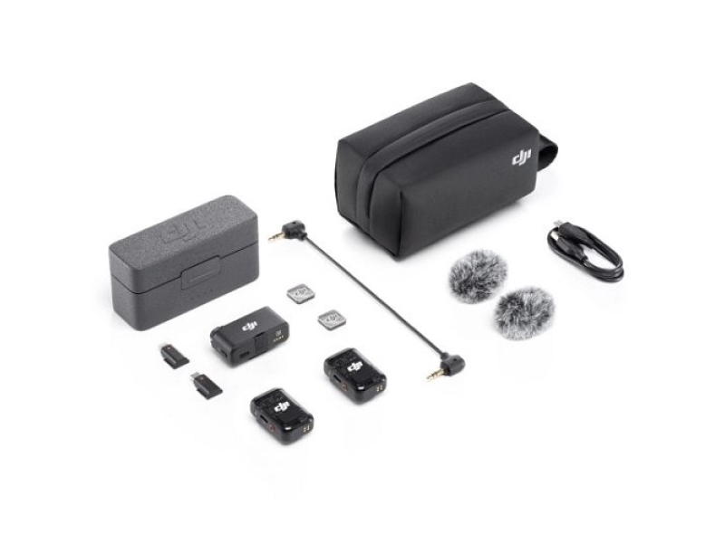 DJI Mic 2 (2 TX + 1 RX + Charging Case) - Wireless microphone system