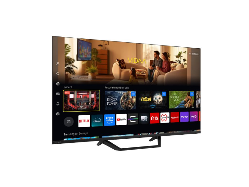 Tesla Q43E665BUV QLED TV 43" ultra HD, VIDAA OS smart, Hotel mode, Air Play, Miracast, DVB-T2/C/S2