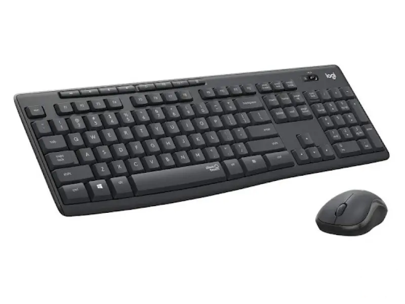 Logitech Combo Wireless Silent MK295 Wireless Desktop US, Full Numpad, Advanced Optical Tracking, Lag-Free Wireless