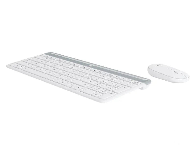 LOGITECH MK470 Wireless Desktop US bela tastatura + miš 