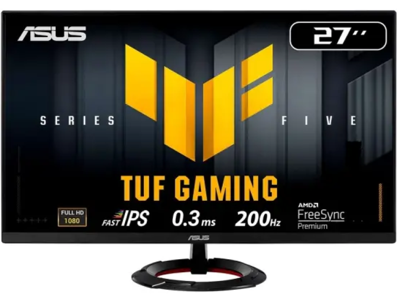 ASUS TUF Gaming IPS Monitor VG279Q5R 27", Full HD, 200Hz, 0.3ms, Speaker 2Wx2, DP/HDMI*2, 75x75