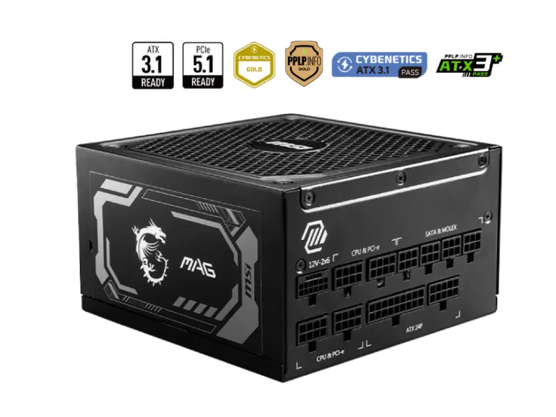 MSI MAG A1000GL PCIE5 1000W napajanje 