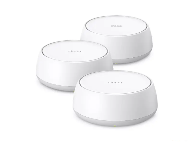 TP-LINK Deco BE25(3-pack) BE5000 Whole Home Mesh WiFi 7 System, 2 2.5 Gbps ports