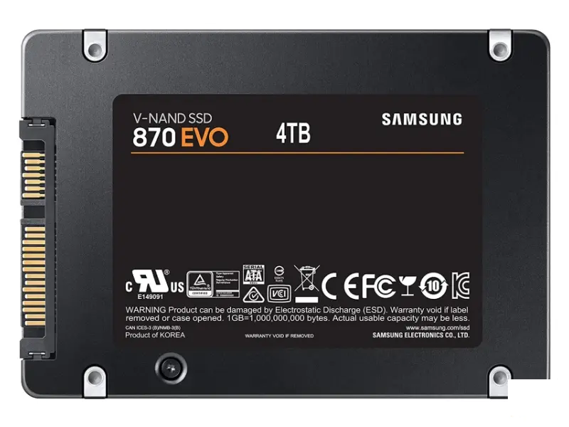 SAMSUNG 4TB 2.5 inča SATA III MZ-77E4T0B 870 EVO Series SSD 