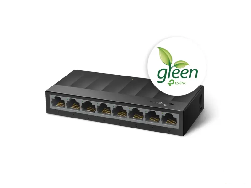 TP-LINK LS1008G 8-Port Gigabit Desktop Switch