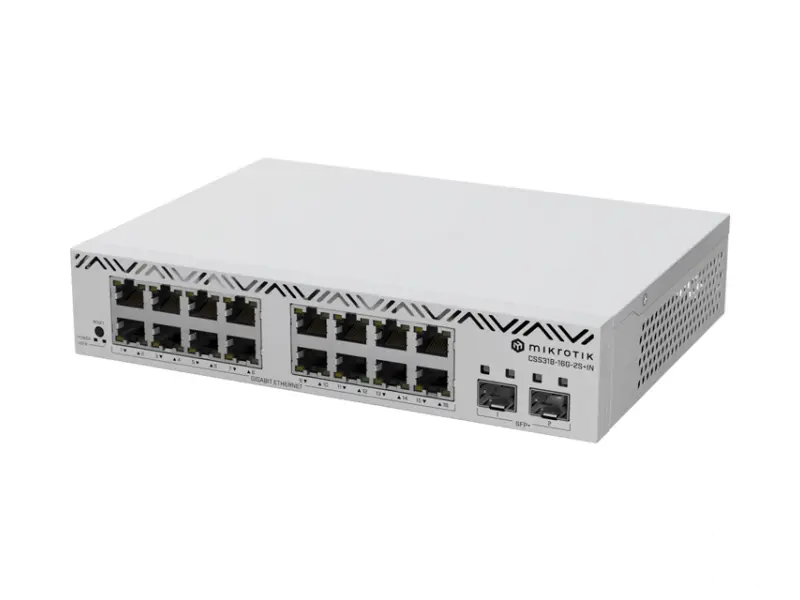MIKROTIK CSS318-16G-2S+IN 16x GigE, 2xSFP switch 