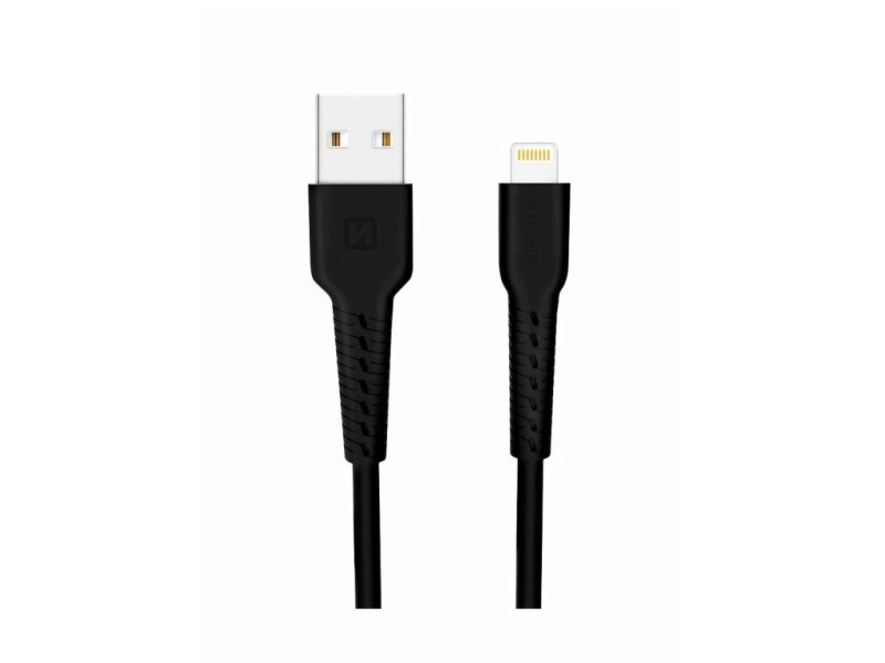 Swissten DATA CABLE USB / LIGHTNING 1,0 M BLACK