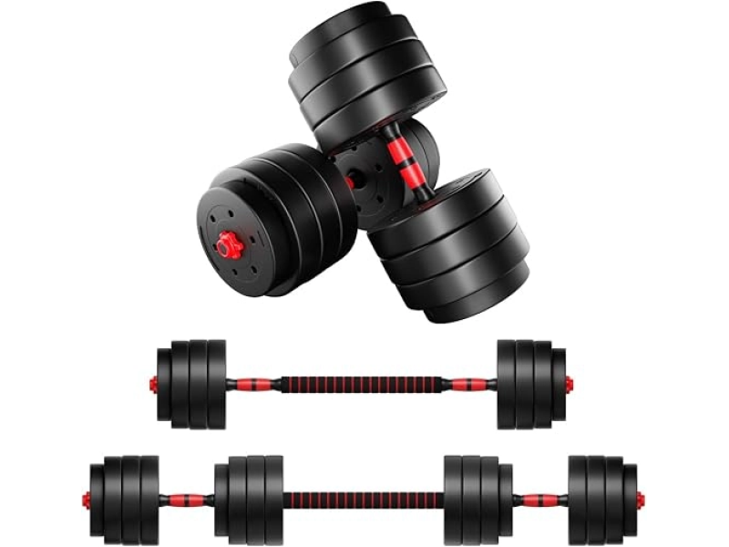 Athler AT-LION 40 Set tegova 40kg, 4-in-1 funkcija: bučica, šipka, zvono, pokretna šipka, materijal: pjena.