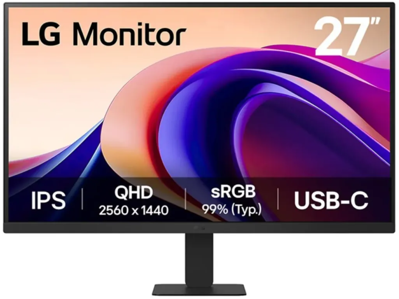 LG 27U631A-B 27" IPS QHD 2560 x 1440@ 100Hz monitor sa USB-C