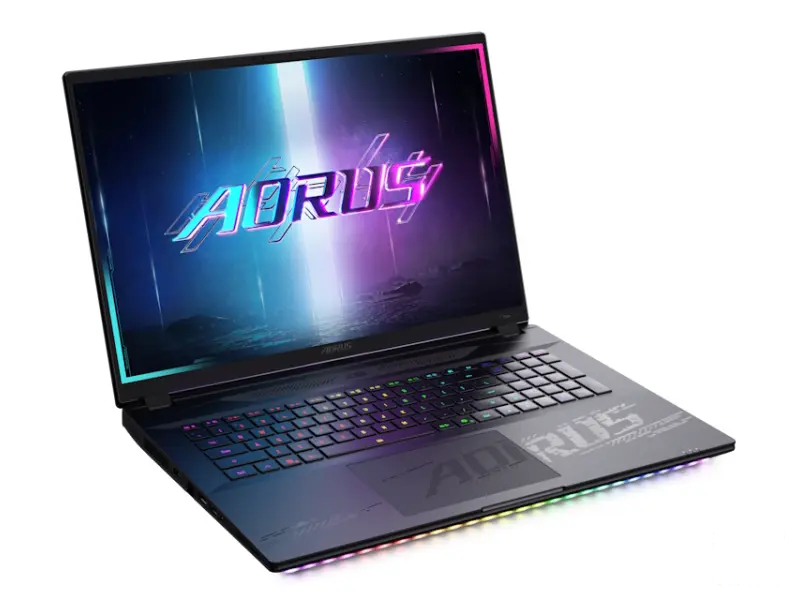 GIGABYTE AORUS MASTER 18 BYH 18 inch QHD+ 240Hz 1200nits Core Ultra 9 275HX 64GB 2TB SSD GeForce RTX 5080 16GB RGB Backlit Win11Pro gaming laptop 