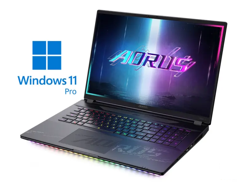 GIGABYTE AORUS MASTER 18 BYH 18 inch QHD+ 240Hz 1200nits Core Ultra 9 275HX 64GB 2TB SSD GeForce RTX 5080 16GB RGB Backlit Win11Pro gaming laptop 