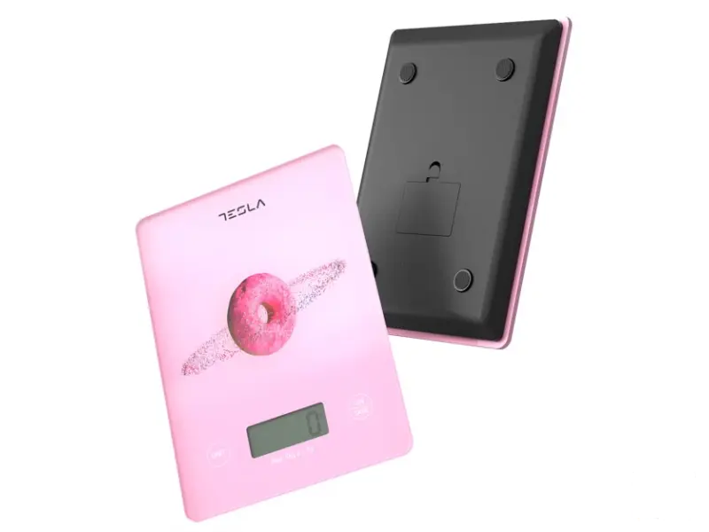 Tesla KS101P Kuhinjska vaga, kapacitet 5kg, pink