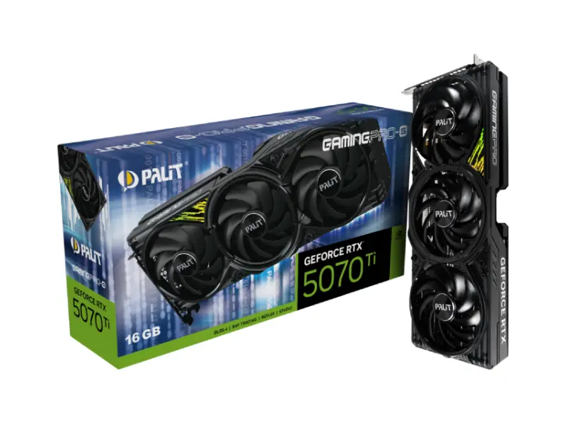 PALIT nVidia GeForce RTX 5070 Ti 16GB 256bit RTX 5070 Ti GamingPro-S 