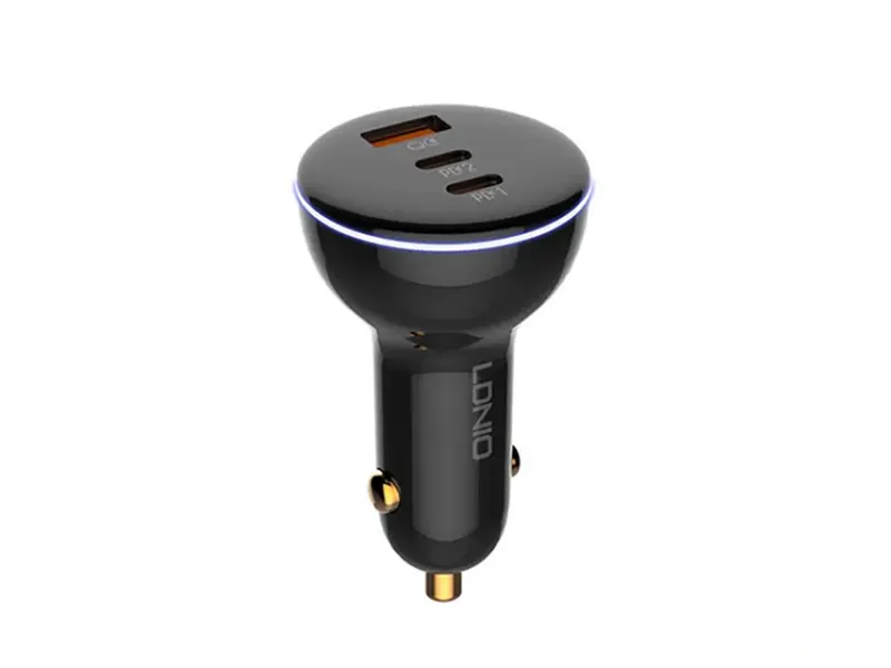 LDNIO C102 160W Auto punjač crni 