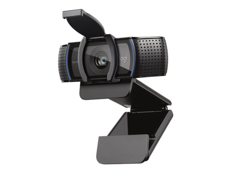 LOGITECH C920e 1080p business webcam, dual integrated omnidirectional mics
