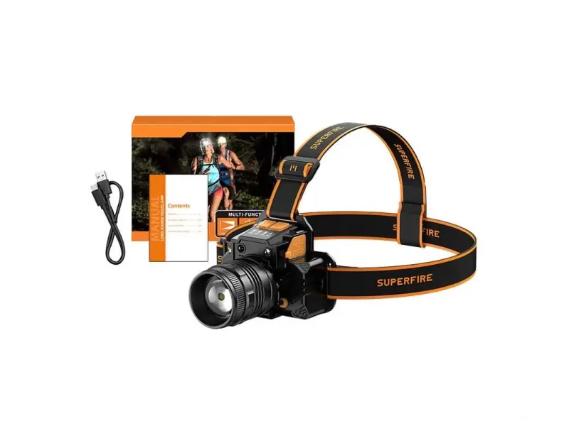 Superfire LAMPA HL58 350lm USB
