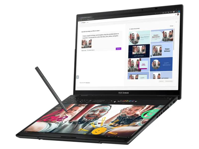 ASUS Zenbook 14 DUO OLED  UX8406CA-QL041W (14 inča FHD, Ultra 9 285H, 32GB, SSD 1TB, Win11 Home)