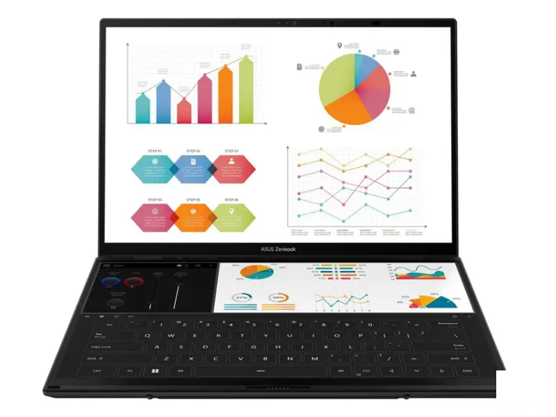 ASUS Zenbook 14 DUO OLED  UX8406CA-QL041W (14 inča FHD, Ultra 9 285H, 32GB, SSD 1TB, Win11 Home)
