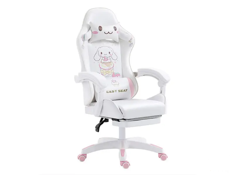 EAST SEAT FT-1502 Gaming dečja stolica belo-roza 