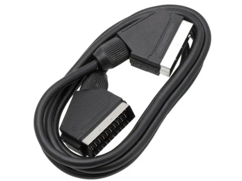 E-GREEN Kabl Scart M/M 1.5m crni