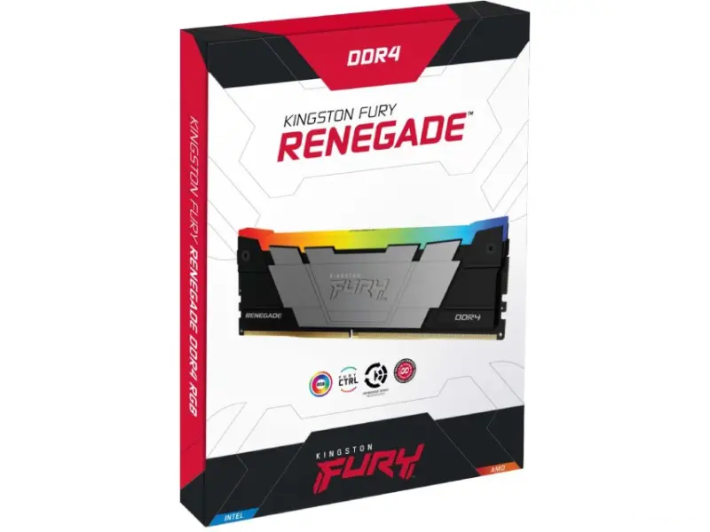 KINGSTON DIMM DDR4 16GB 3600MT/s KF436C16RB12A/16 Fury Renegade RGB Black 