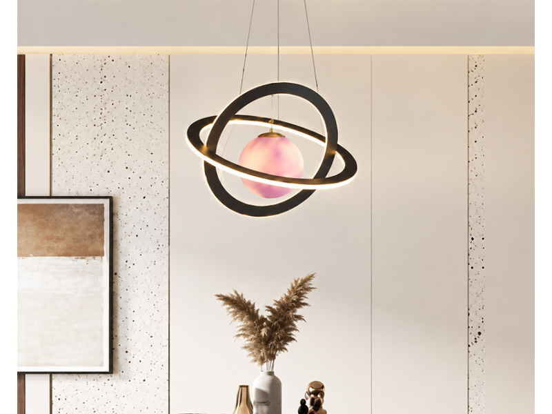 MARLUX PL017 LED viseći luster sa 1 kuglom crni