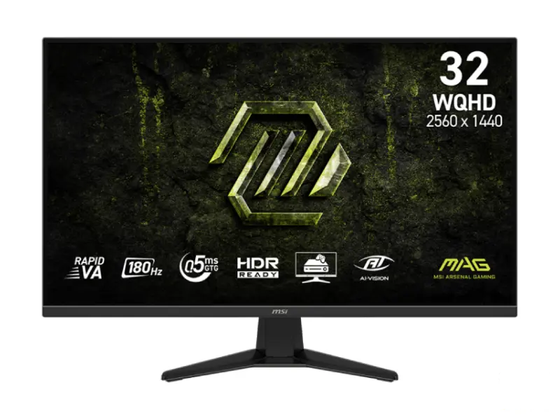 MSI 32 inča MAG 325QF E18V, WQHD 2560x1440 Rapid VA 180 Hz gaming monitor 