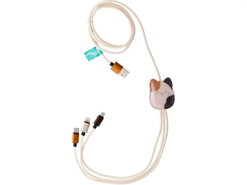 Squishmallows 3- in-1 charging cable - Cam