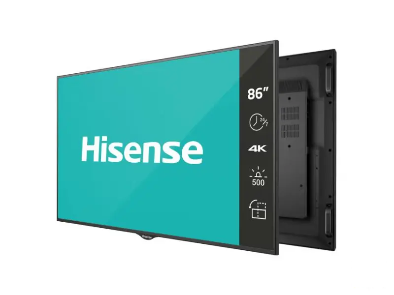 HISENSE 86 inča 86BM66AE 4K UHD 500 nita Digital Signage Display - 24/7 Operation 