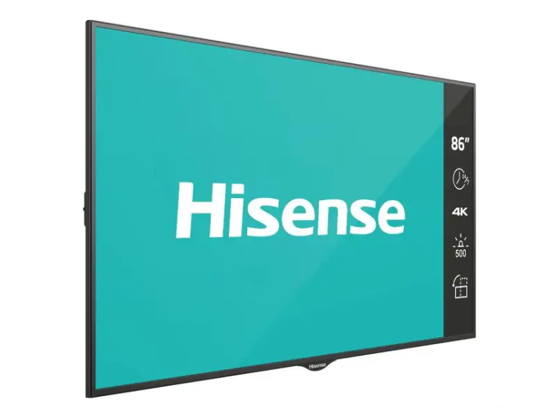 HISENSE 86 inča 86BM66AE 4K UHD 500 nita Digital Signage Display - 24/7 Operation 