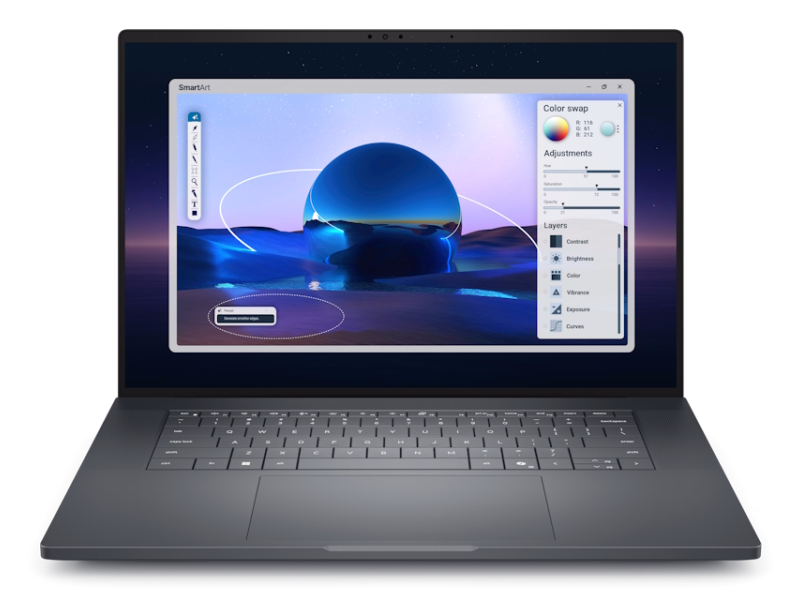 DELL Pro Max 16 Premium 16 inch FHD+ 120Hz 500nits Core Ultra 7 265H 32GB 1TB SSD RTX PRO 2000 8GB Backlit FP Win11Pro 3yr ProSupport laptop