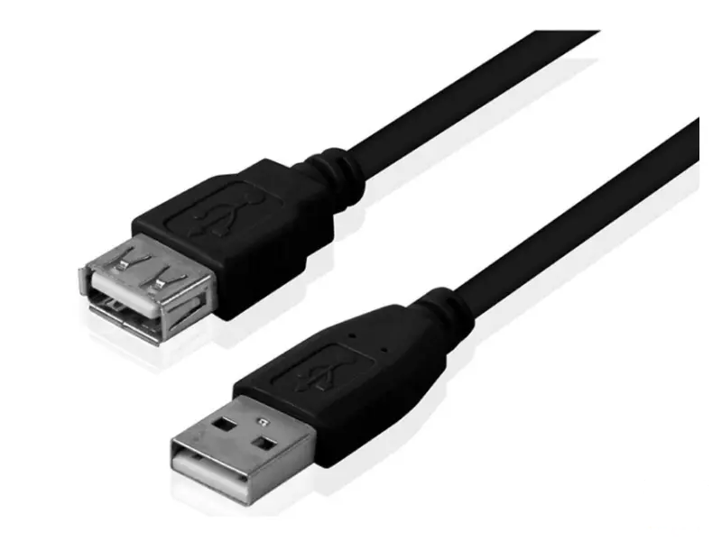 FAST ASIA Kabl USB 2.0 A - USB A M/F (produžni) 1.8m crni 